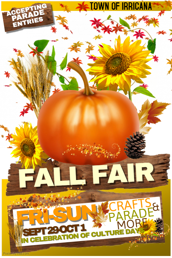 Fall Fair Poster Town of Irricana