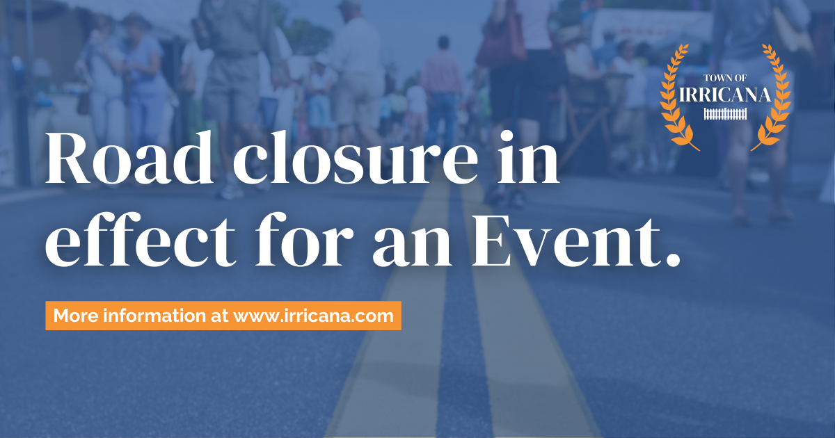 Road Closure For Car Show - May 13 - Town Of Irricana