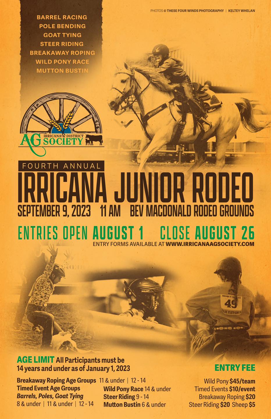 Irricana Ag Society Junior Rodeo September 9, 202