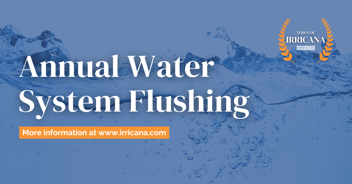 Annual Water System Flushing Underway - Town Of Irricana