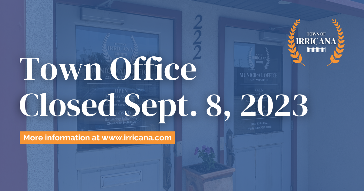 Town Office Closed September 8, 2023