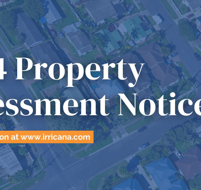2024 Property Assessment Notices have been mailed for all property owners in the Town of Irricana.