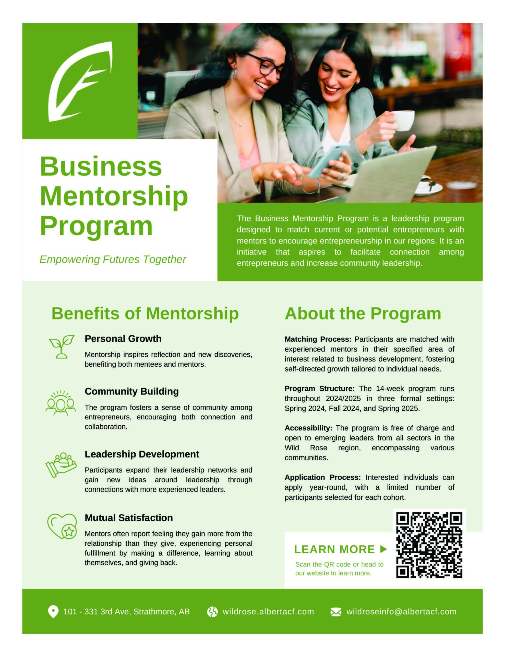 Community Futures Wild Rose Business Mentorship Program