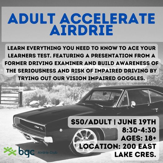 BGC Airdrie Adult Accelerate June 19, 2024