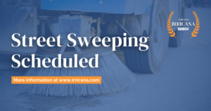 Town of Irricana Street Sweeping May 6, 2024