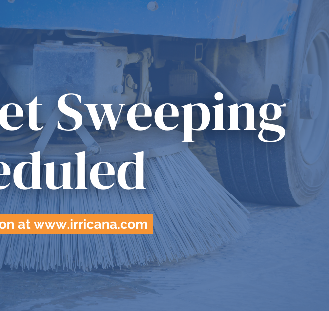 Town of Irricana Street Sweeping May 6, 2024
