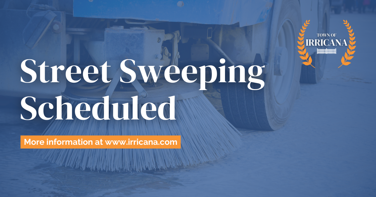 Street Sweeping Schedule Town of Irricana