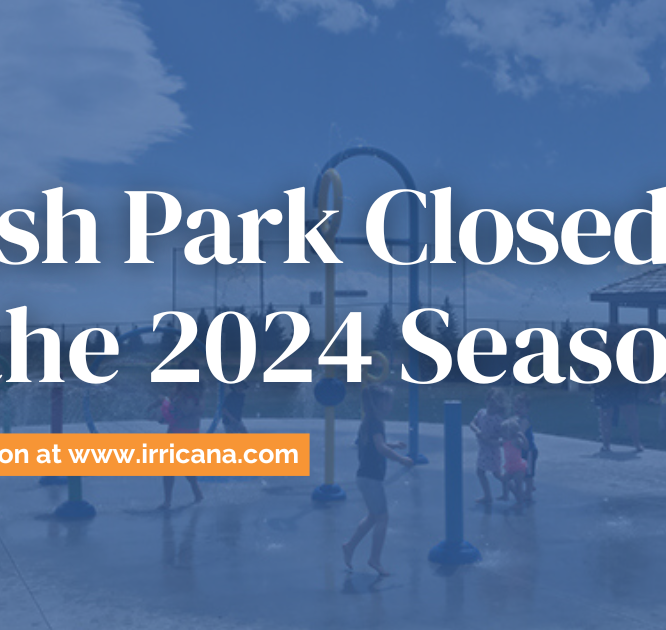 The Irricana Splash Park is closed for the 2024 season.