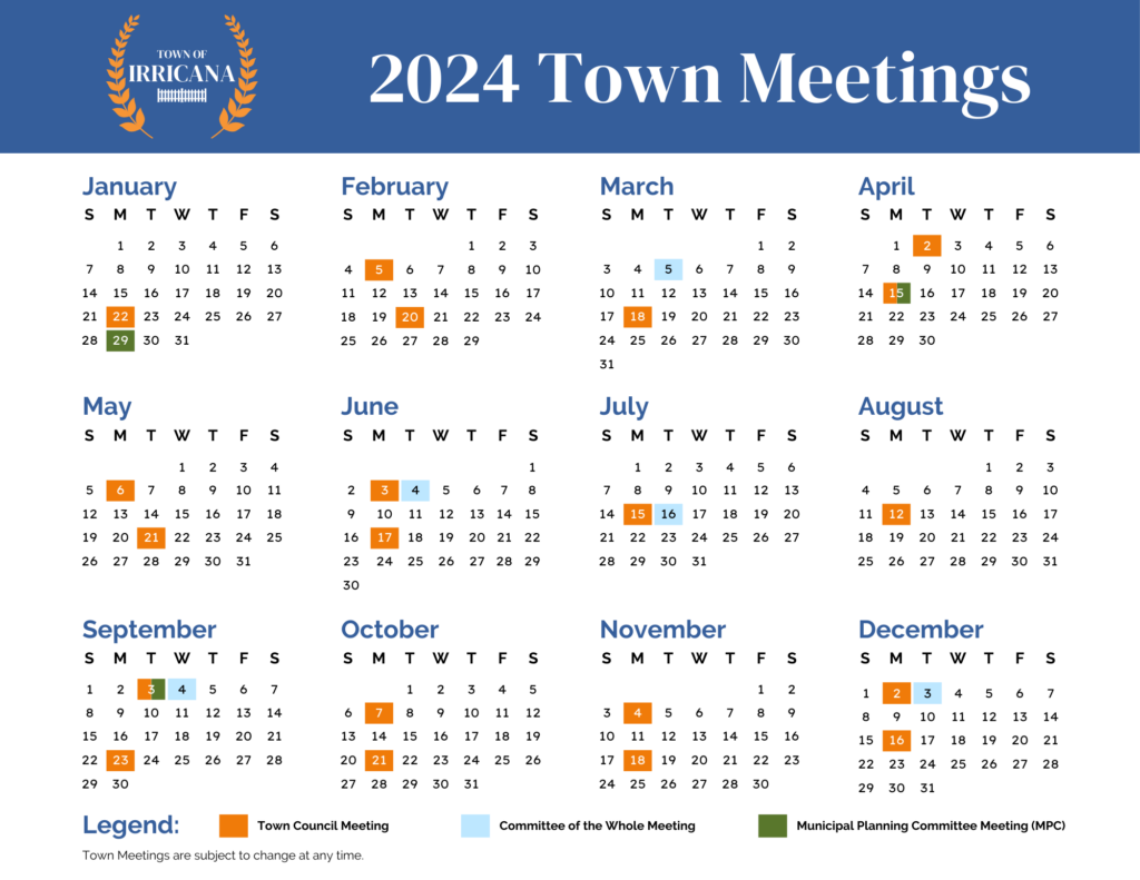 2024 Town Meetings Update