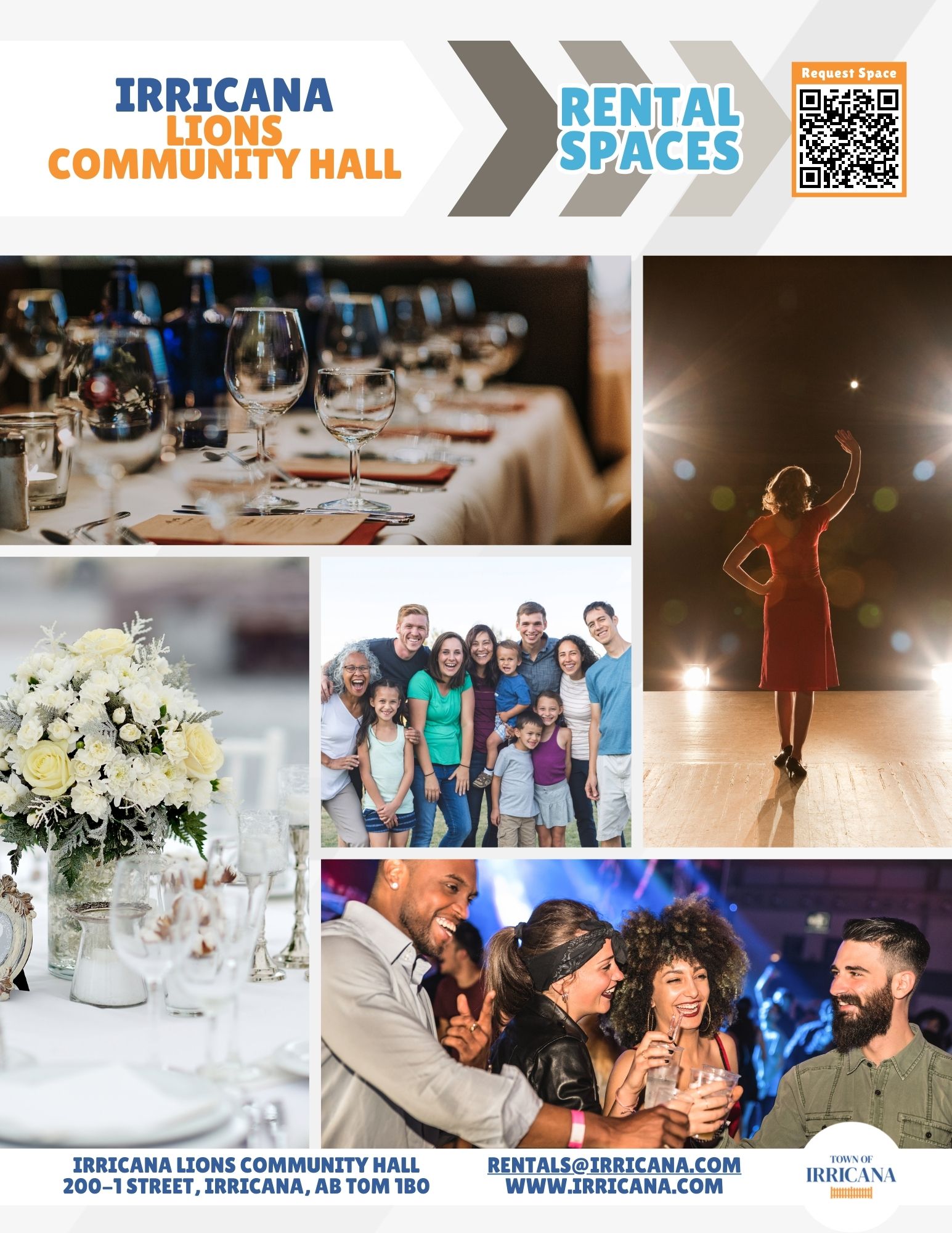 Irricana Lions Community Hall Events Rental Spaces Brochure 2024