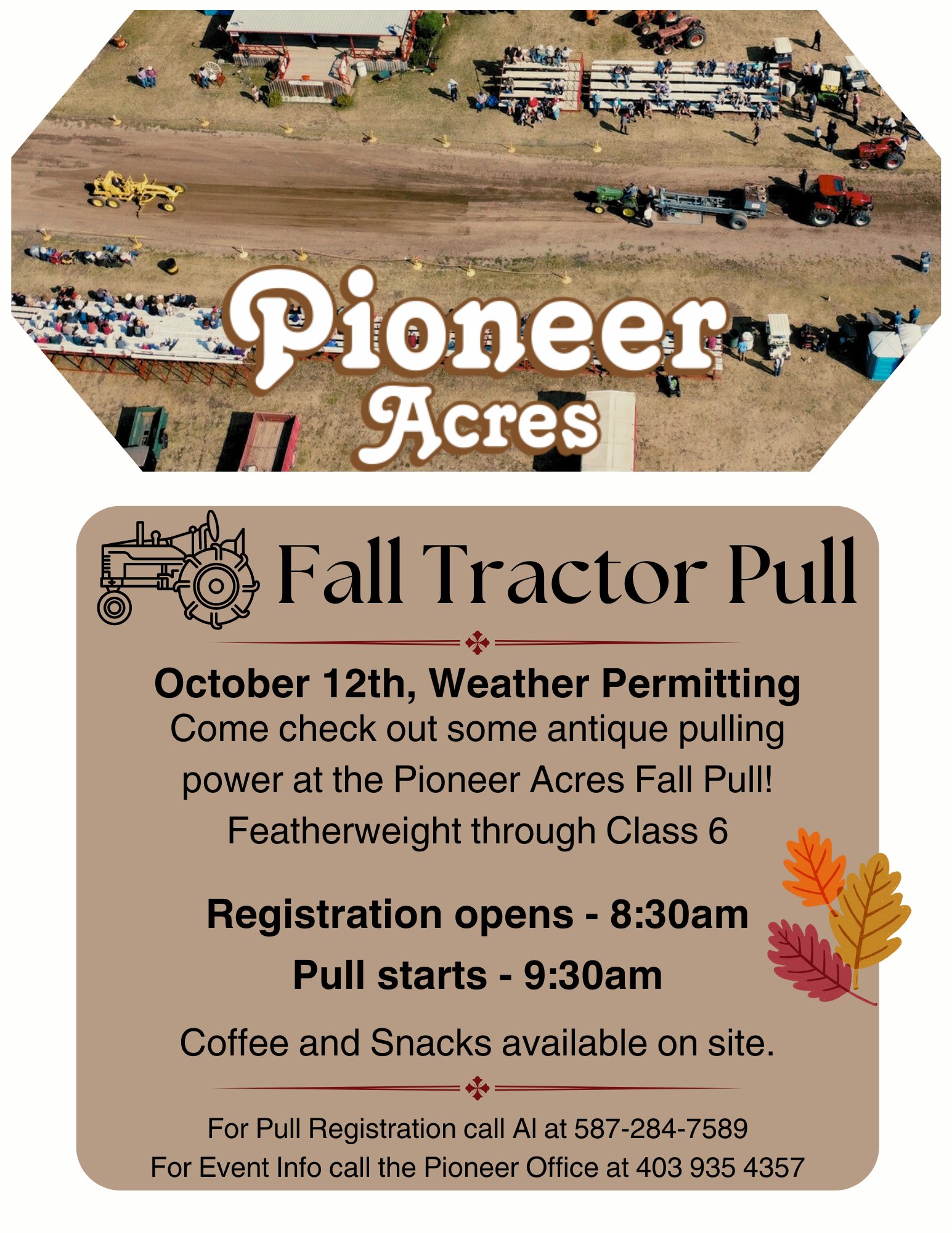 Pioneer Acres Fall Tractor Pull, Irricana, Alberta October 12, 2024