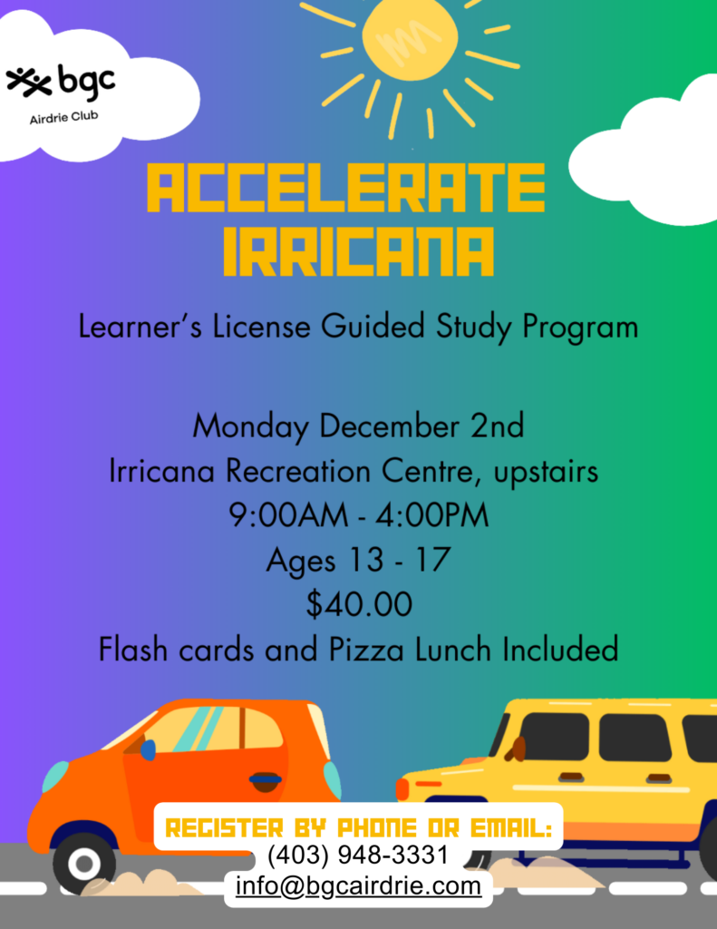 BGC Accelerate Irricana December 2 2024