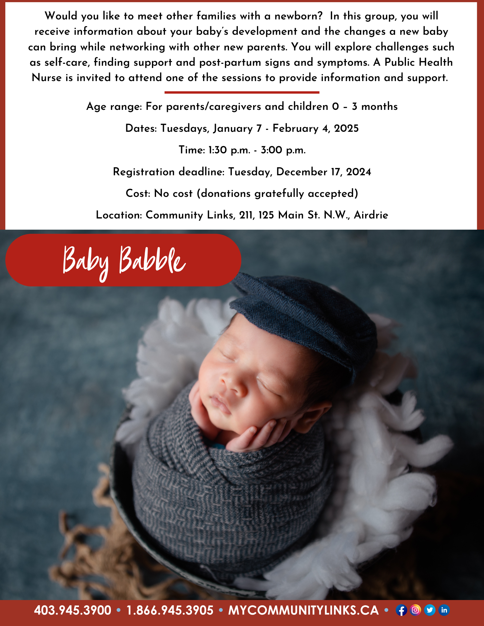 Community Links Baby Babble - January 2025