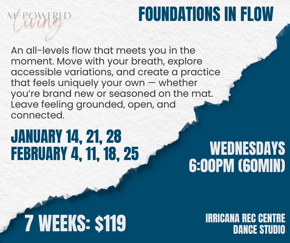 Foundations in Flow Yoga class in Irricana