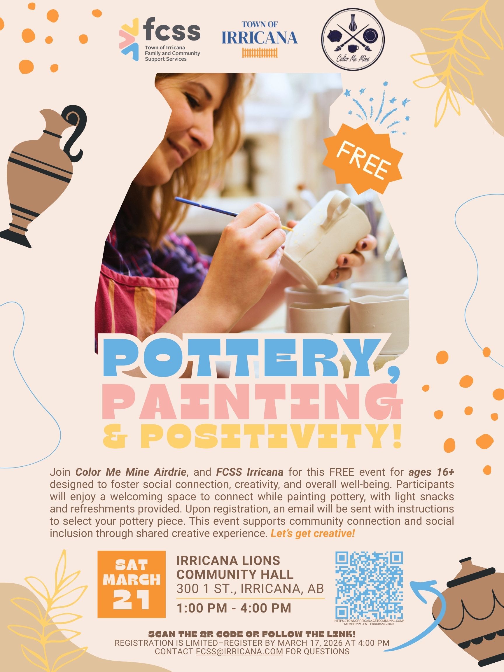 FCSS Pottery Program March 21 2026 FCSS Pottery Program March 21 2026