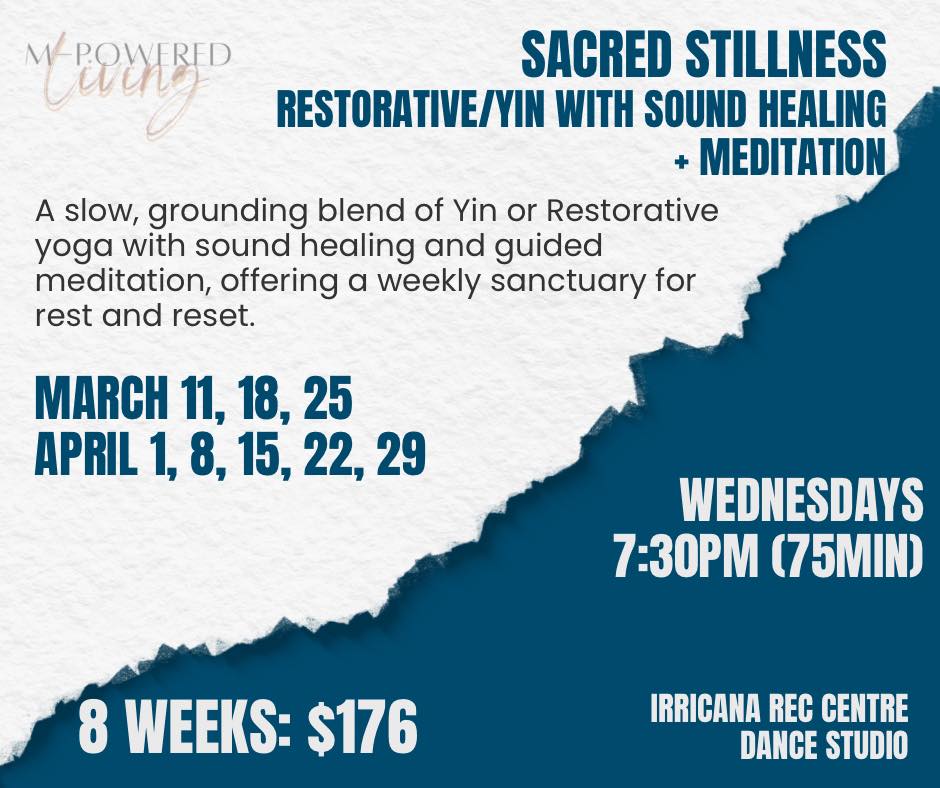 Sacred Stillness Yoga class in Irricana