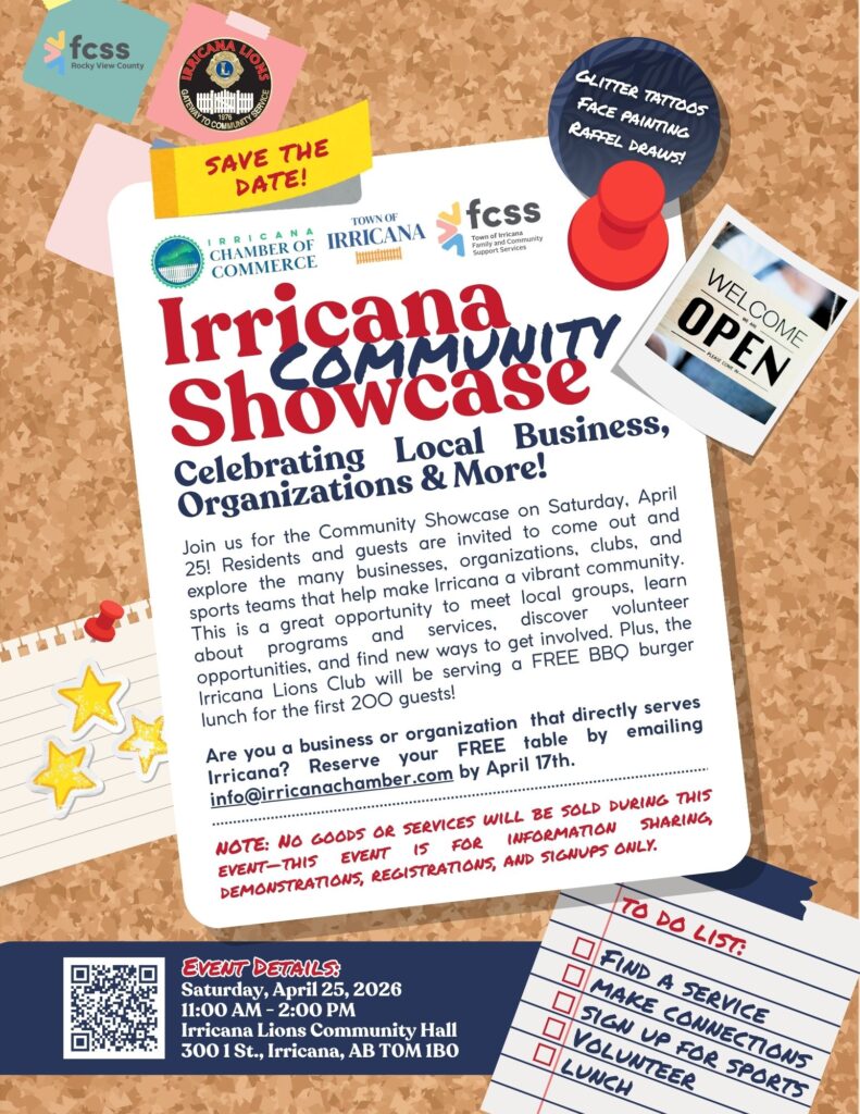 Irricana Community Showcase April 25 2026