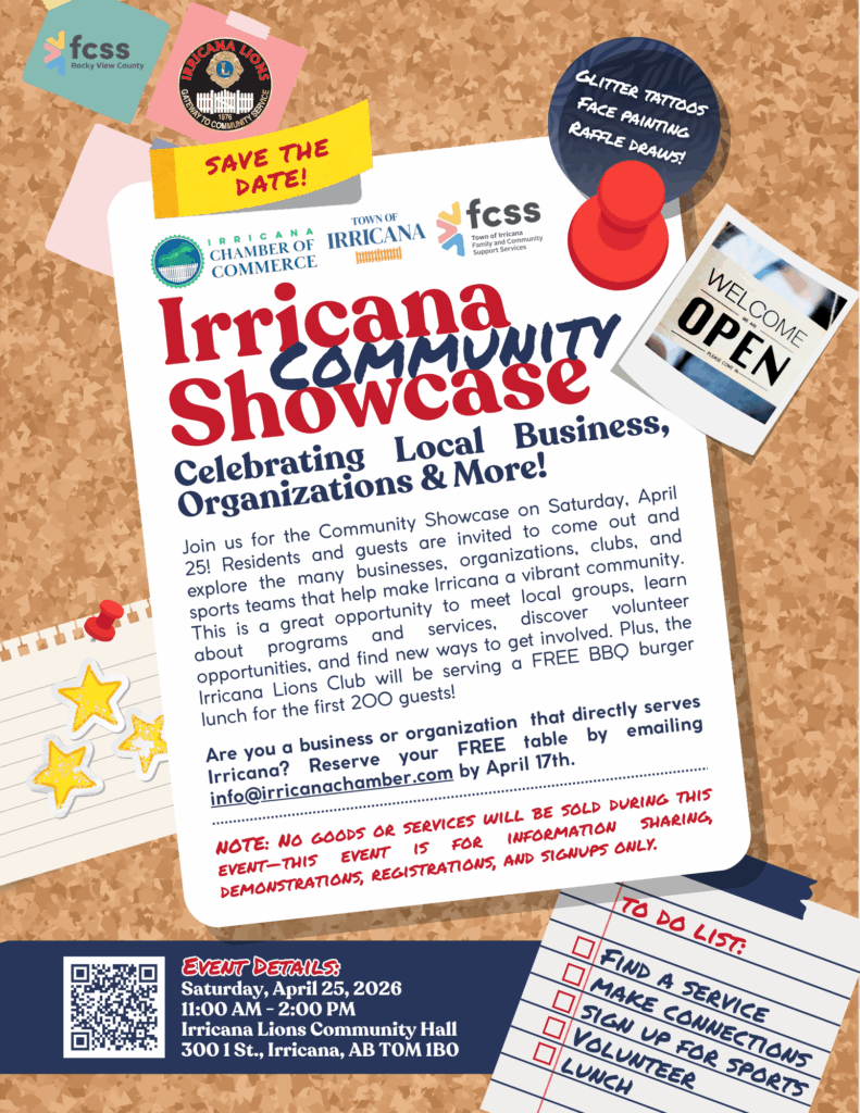 Irricana Community Showcase April 25 2026