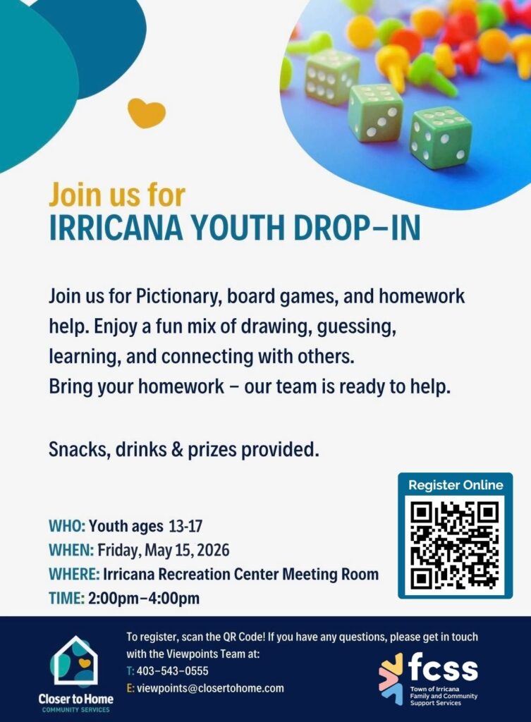 CTH Irricana Youth Drop-In May 2026