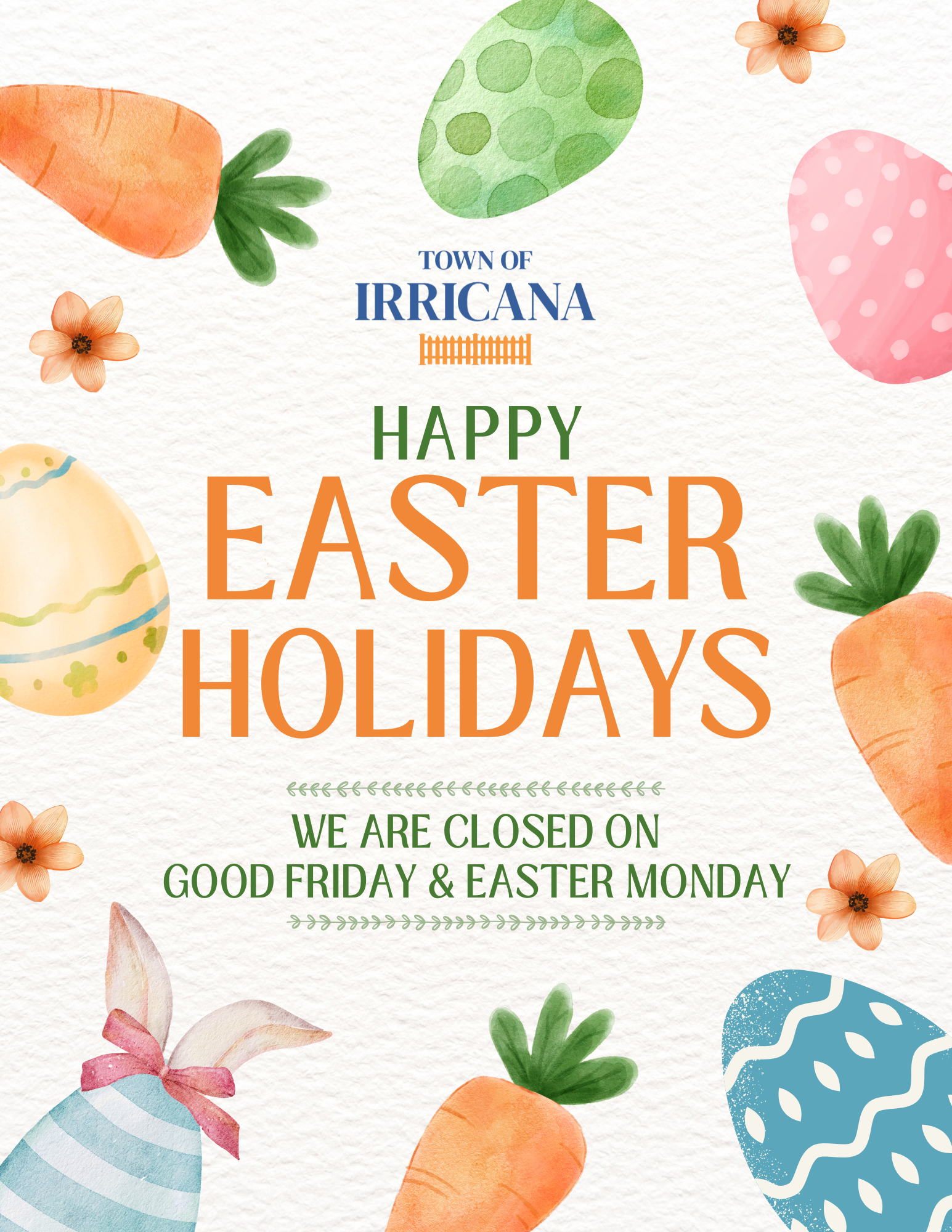 Easter Holiday Notice