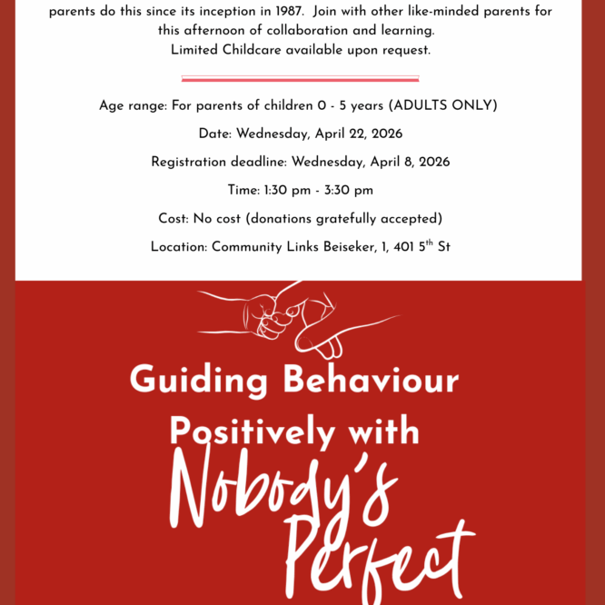 Community Links Guiding Behaviour Nobody's Perfect April 2026