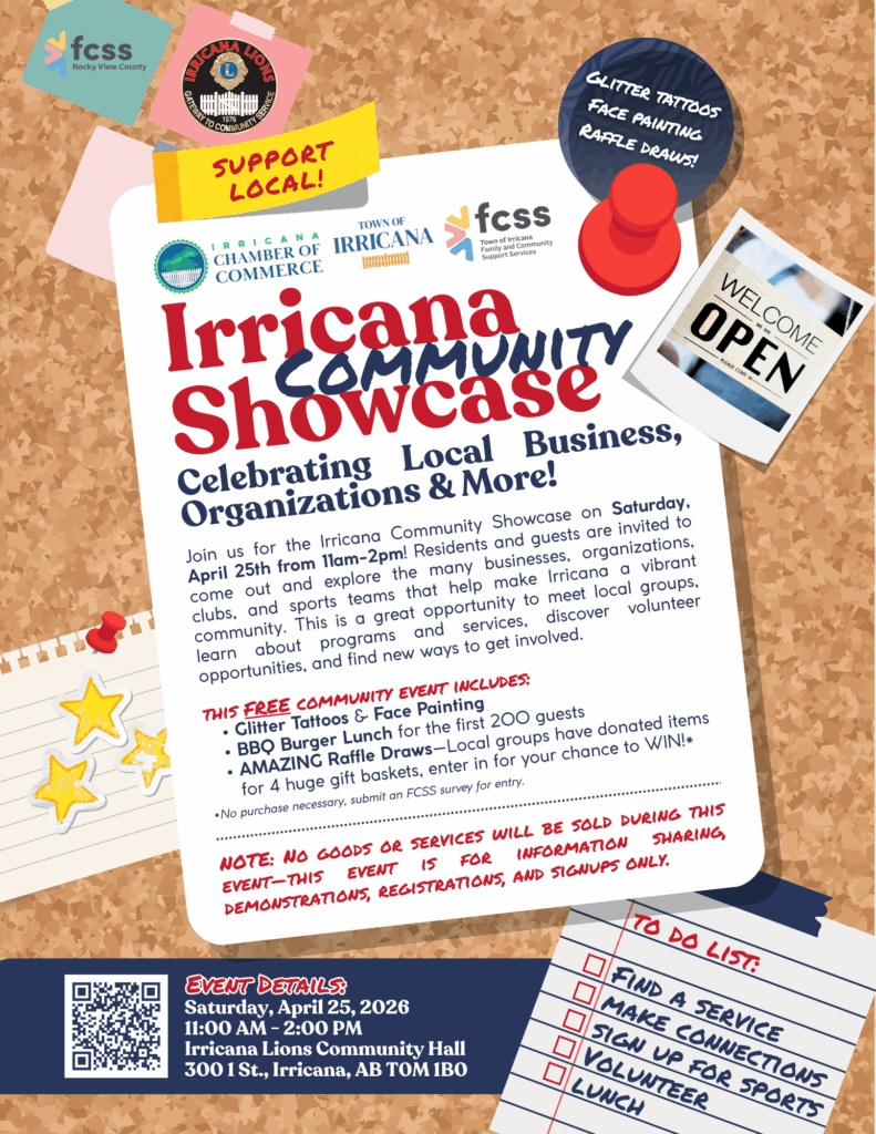 Irricana Community Showcase April 25 2026