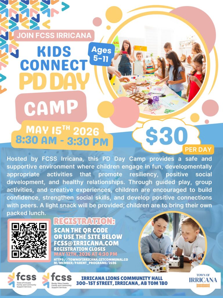 Irricana FCSS PD Day May 15 2026