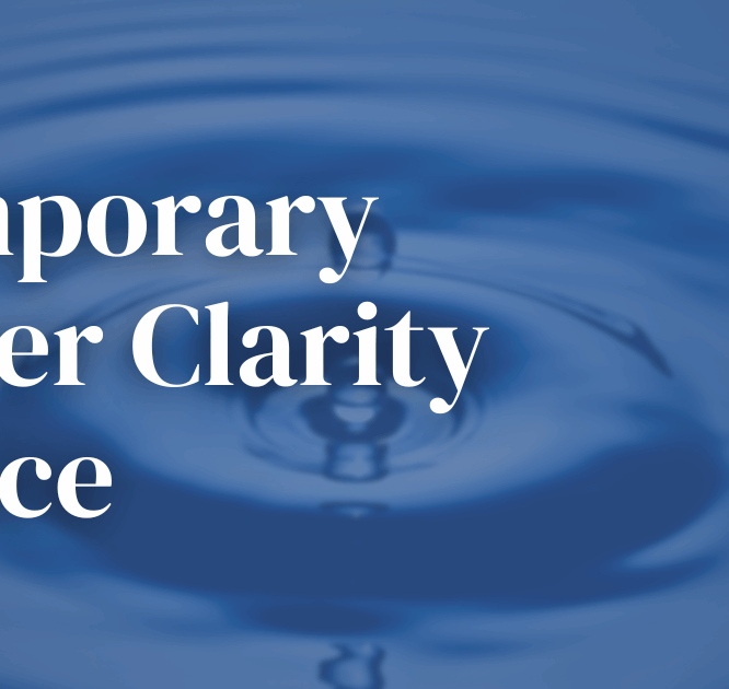 Water Clarity Notice