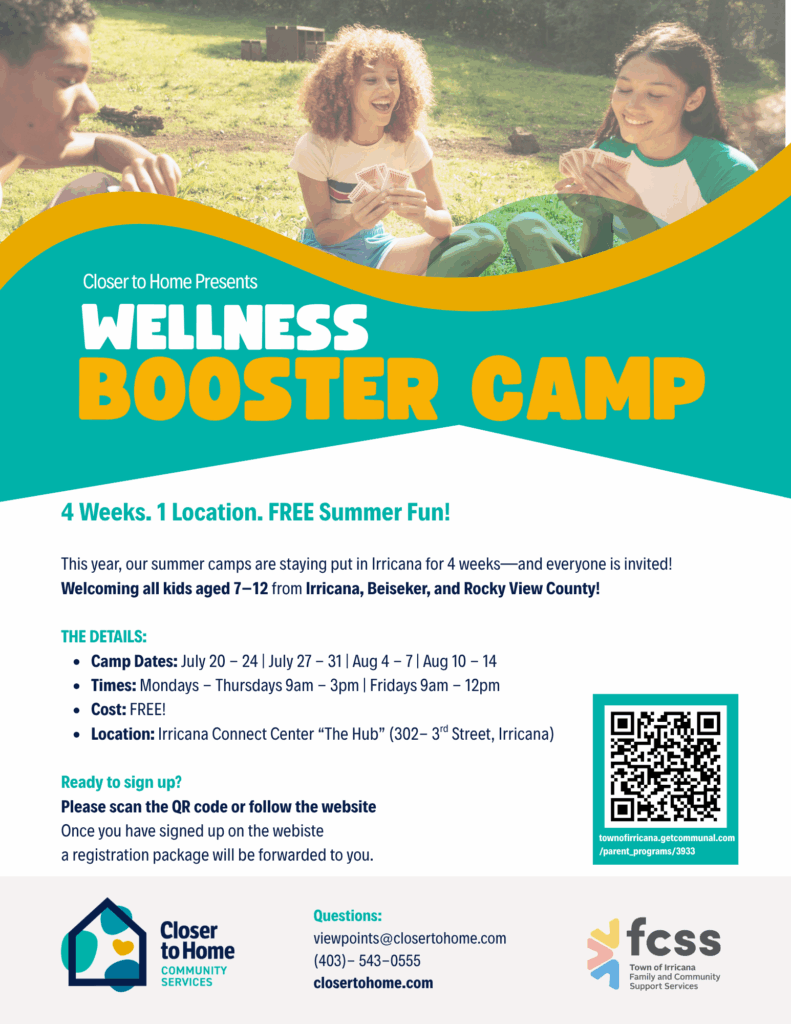 Closer to Home Community Services Wellness Booster Camp 2026