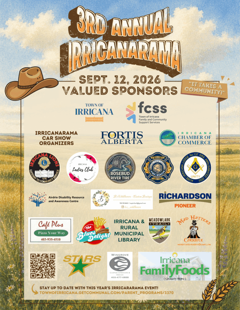 Irricanarama Sponsors 2026