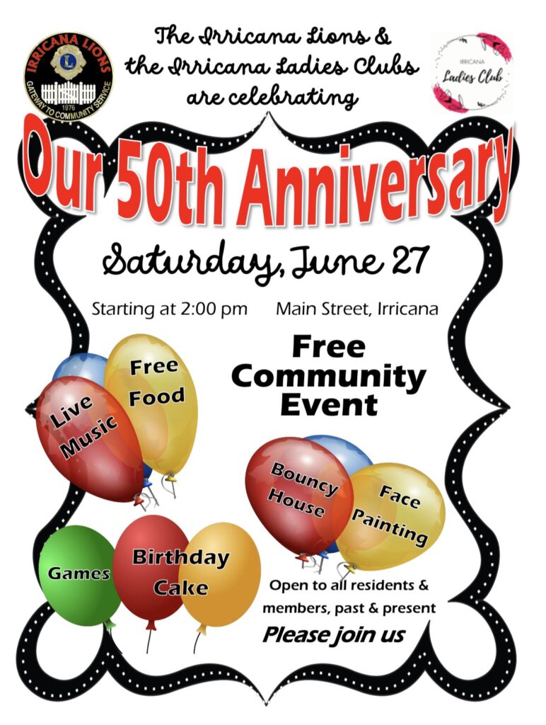 Ladies Lions Club Anniversary Event June 27 2026