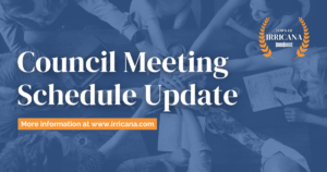 Council Meeting Schedule Update