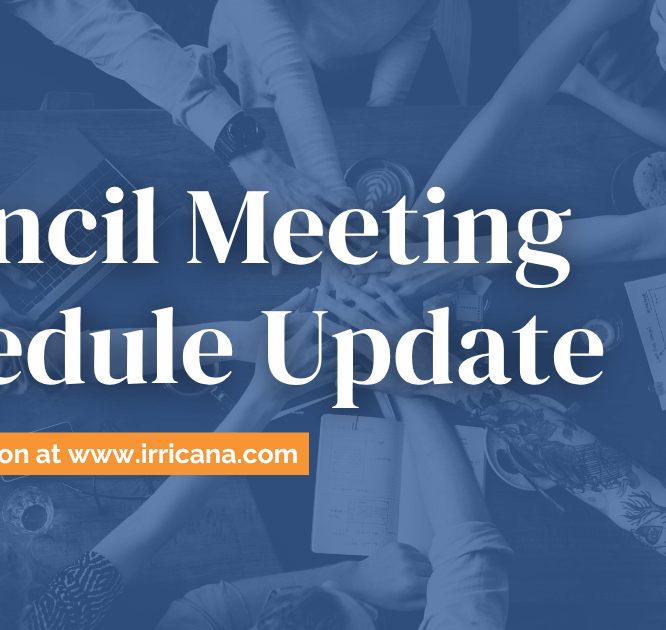 Council Meeting Schedule Update