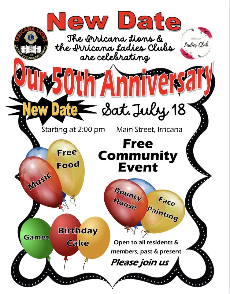 Ladies Lions Club Anniversary Event July 18 2026