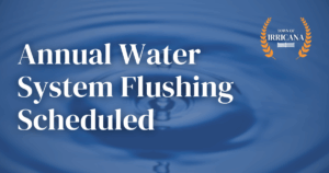 Water System Flushing Web Notice