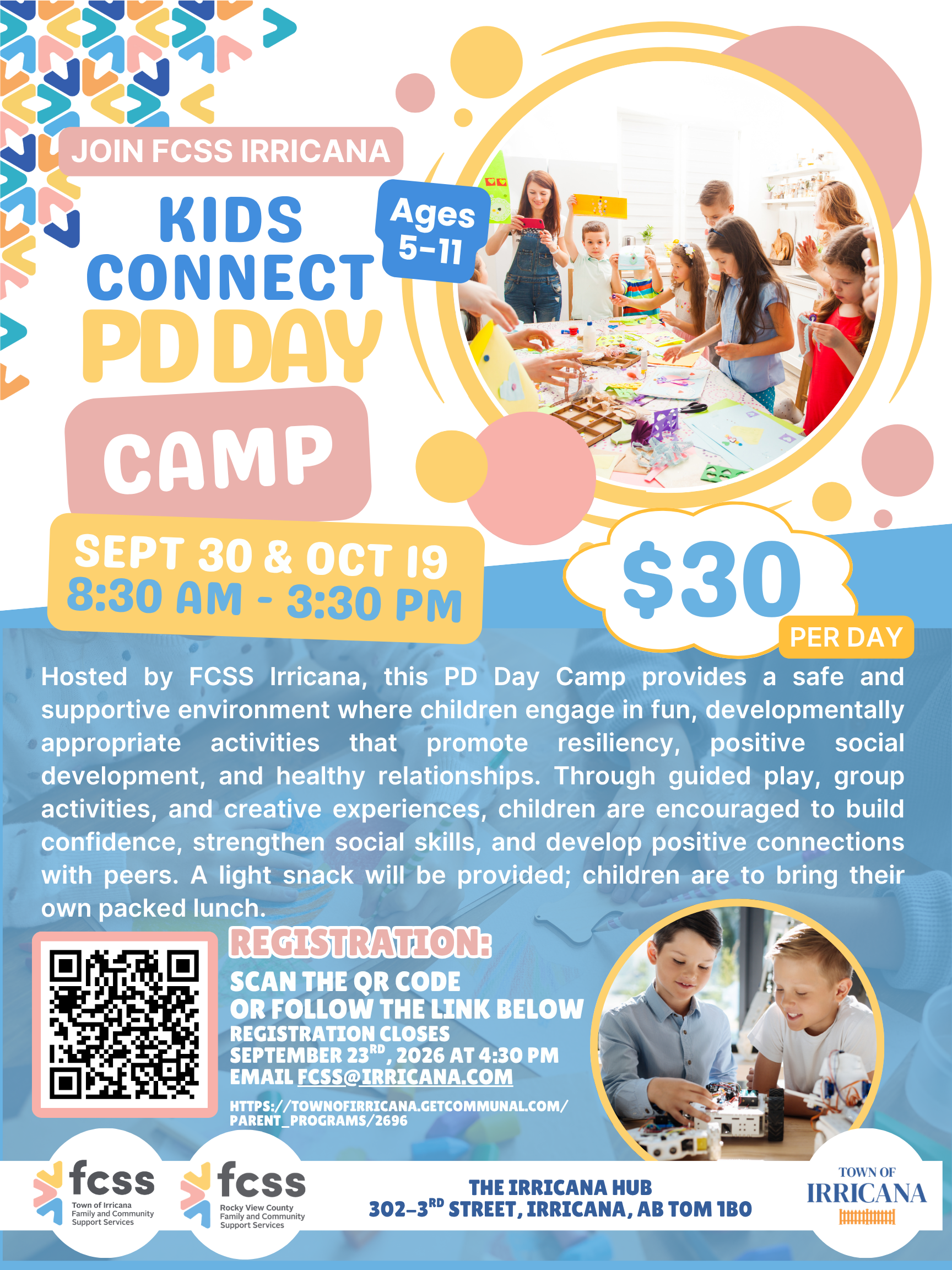 FCSS PD Day Camp Sept Oct 2026