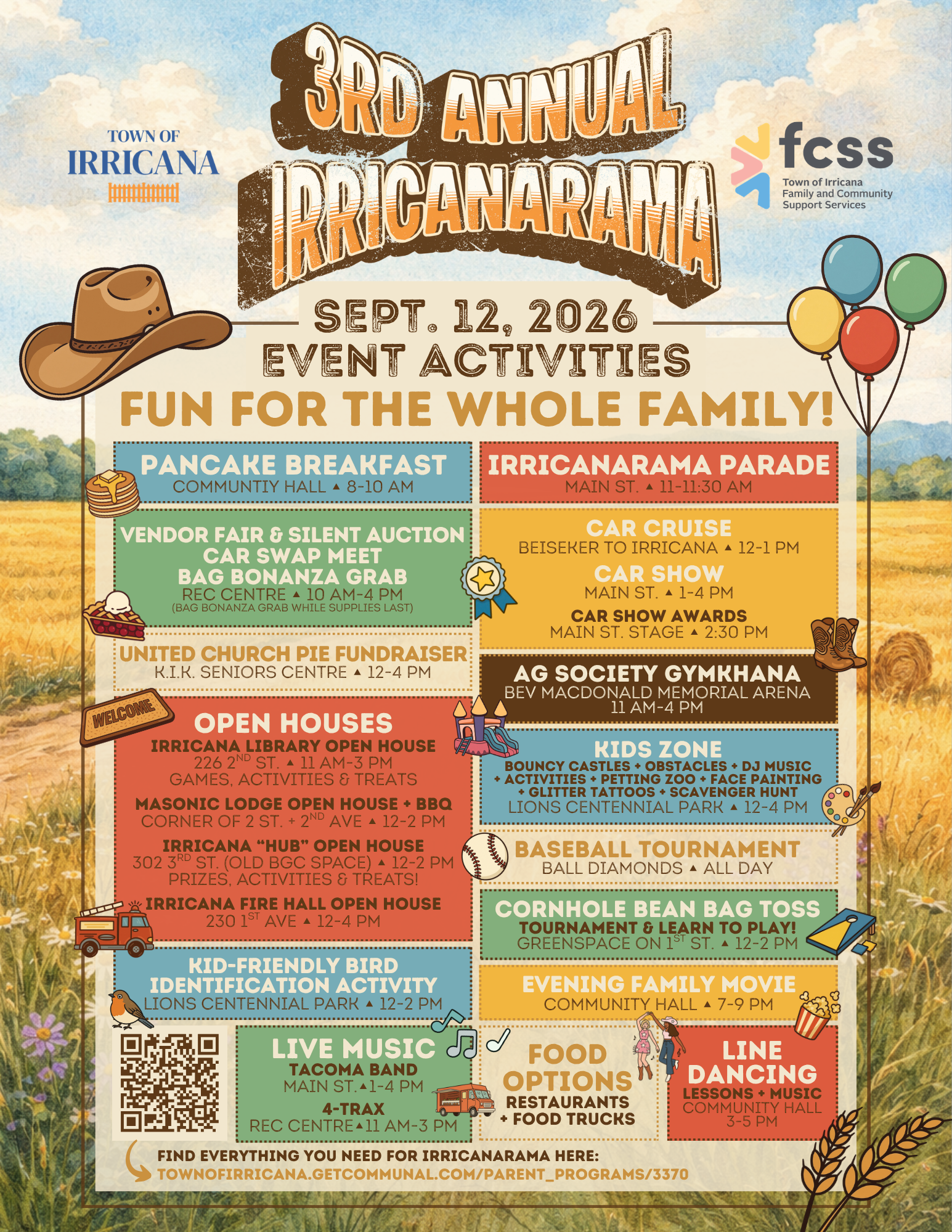 Irricanarama Itinerary 2026 Final Irricanarama Itinerary 2026