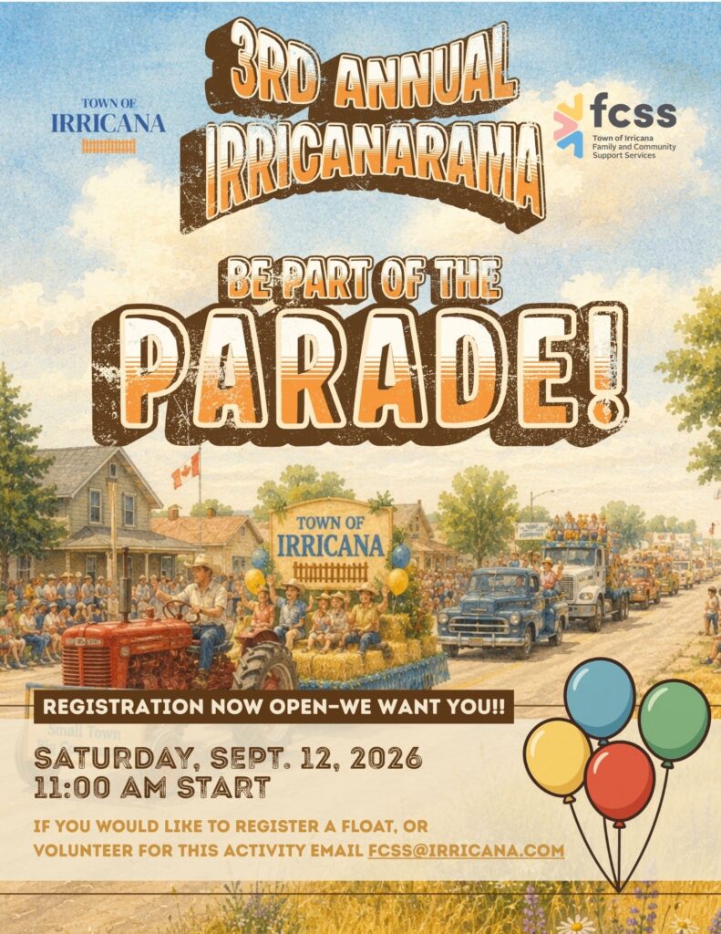 Irricanarama Parade Registration 2026