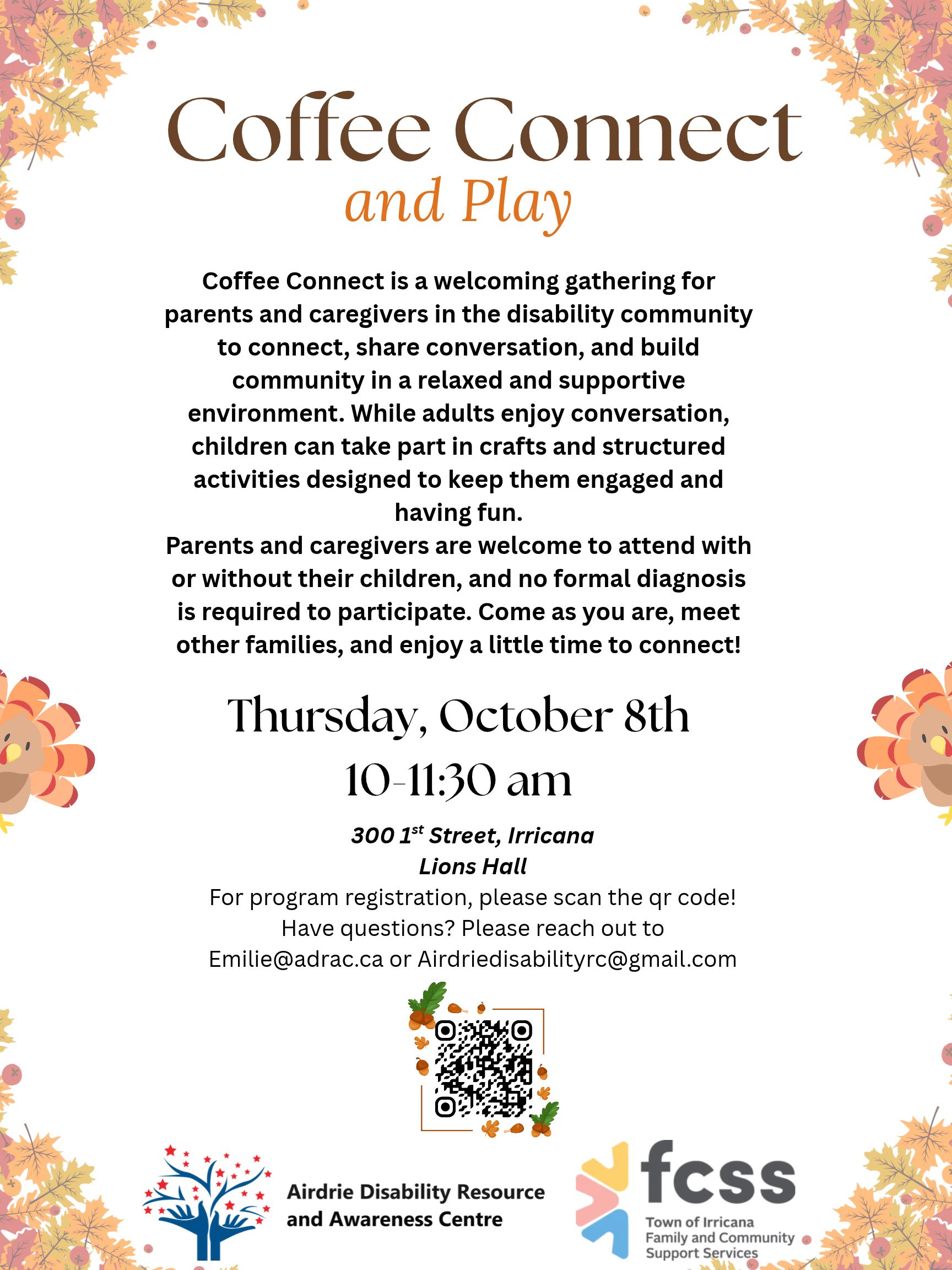 Coffee Connect October 2026 ADRAC Coffee Connect October 8, 2026