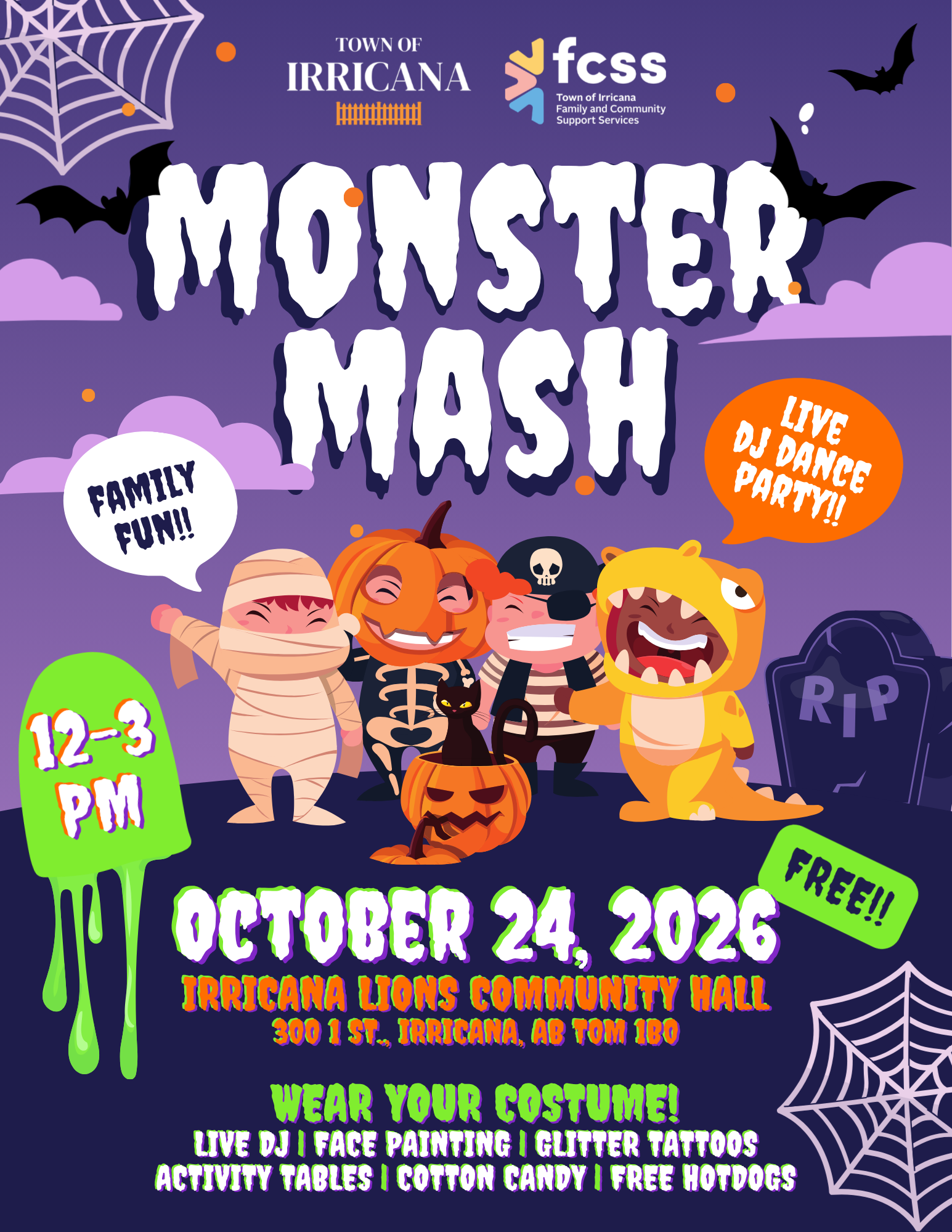 Irricana Monster Mash 2026 Irricana Monster Mash 2026