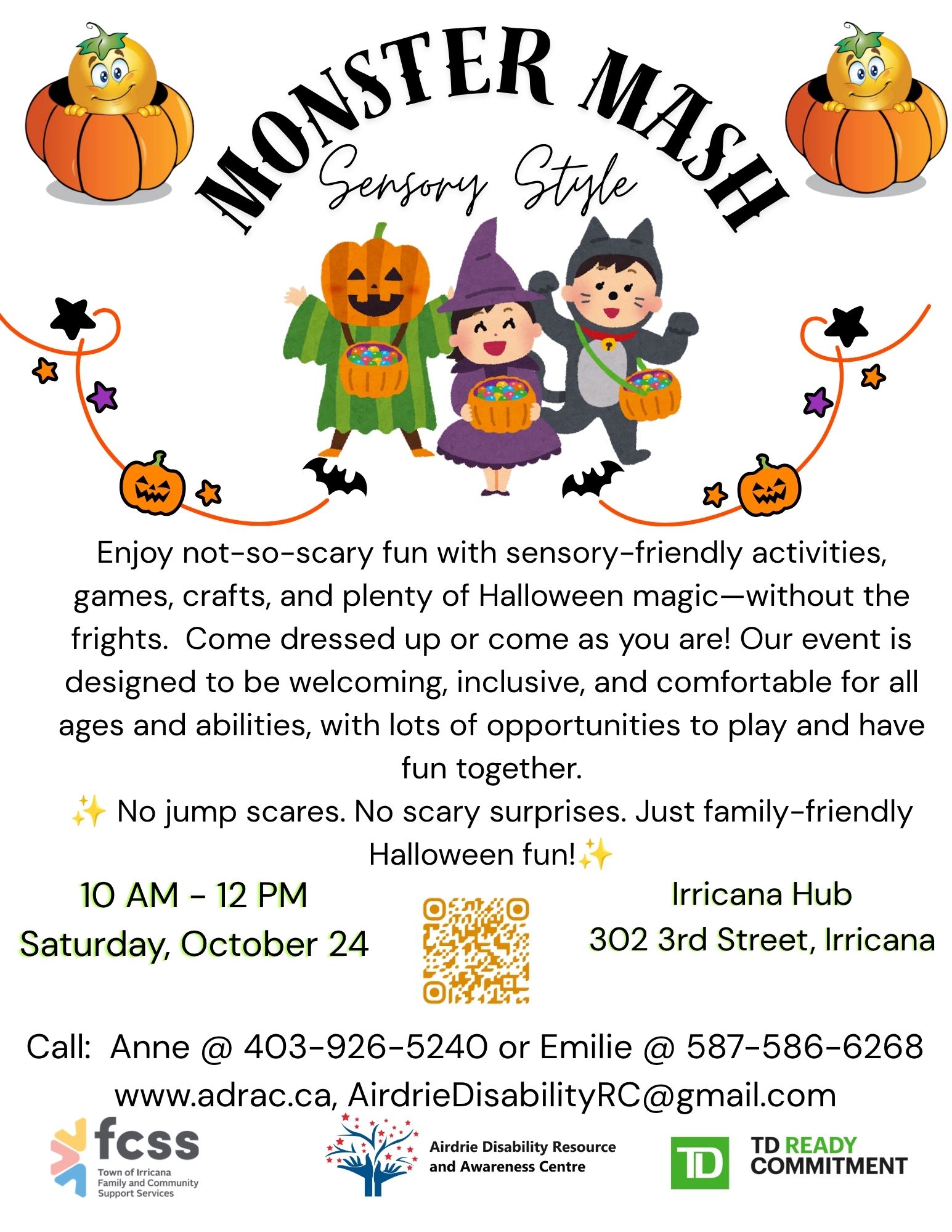 Irricana Sensory Halloween 2026 Irricana Sensory Halloween 2026