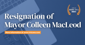 Resignation of Town of Irricana Mayor Colleen MacLeod