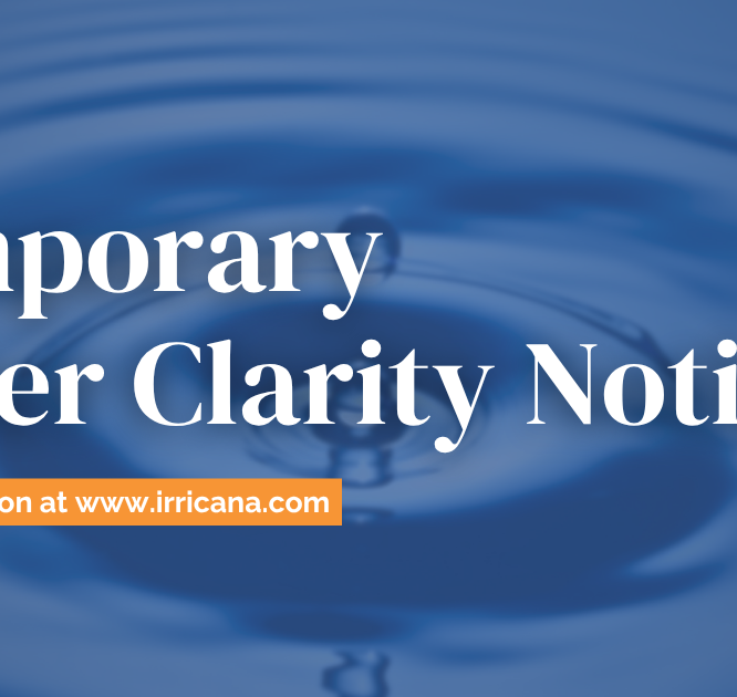 Water Clarity Notice 2026