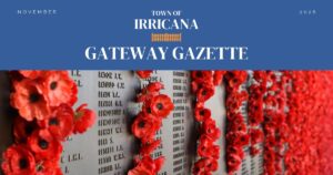 Irricana Gateway Gazette Newsletter Cover Nov 2026