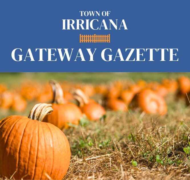 Irricana Gateway Gazette Newsletter Cover Oct 2026